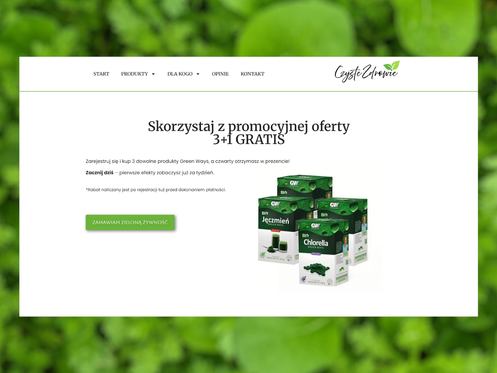 Strona promocji