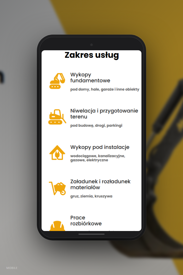 Mobile – usługi